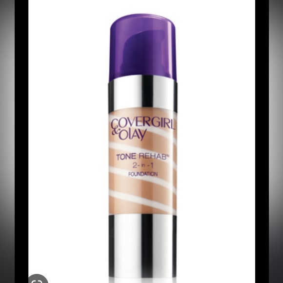 ⚜️3/$25⚜️ ✨🌺 NWT COVERGIRL&OLAY TONE REHAB FOUNDATION🌺✨157 GOLDEN TAN🌺✨ - Picture 1 of 5